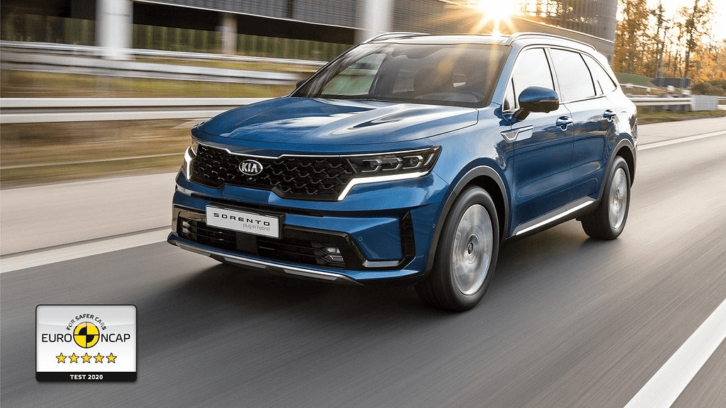 Новый KIA Sorento получил высший рейтинг безопасности Euro NCAP Руководства по эксплуатации